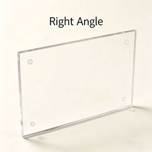 Shatterproof Acrylic Magnetic Photo <b>Frame</b> with Round Corner for Home & Office Desktop Display, <b>4x6</b>/5x7 Sizes - Product Image 1