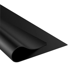 Feuille de caoutchouc noire format A3, haute élasticité, isolante, résistante à l'huile et à l'usure, découpe sur mesure - Product Image 1