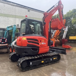 รถขุดขนาดเล็กมือสอง KX163-5 น้ำหนัก 5 ตัน เครื่องยนต์ Kobelco ได้รับการรับรองมาตรฐาน CE รุ่นปี 2022 บุ้งกี๋ขนาด 0.3 เมตร ใช้งานมาแล้ว 0-2000 ชั่วโมง พร้อมส่งออก - Product Image 5