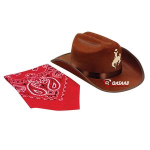 Chapeau de cow-boy en cuir PU Western-Vintages Hommes-Ride Outdoor-Chapeaux d'équitation - Product Image 4