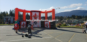 Nouveau jeu de hockey sur glace gonflable avec tir au slap shot, jeu de tir sur glace pour la vente - Product Image 4