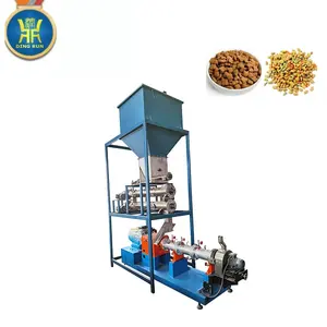 pet food manufacturing plant has processing machines pet cat food production machinery line with a extruder