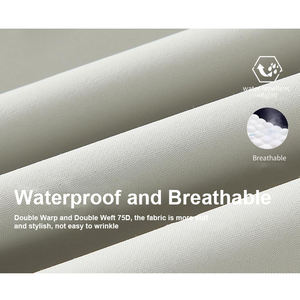 Men Custom Logo Streetwear Rain Nylon Waterproof Running With Logo Softshell <b>Windbreaker</b> For Men - Product Image 4