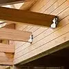 Tùy chỉnh thép kết nối gỗ phụ kiện mạ kẽm log cabin cài đặt Bracket joist Móc đóng dấu kết nối