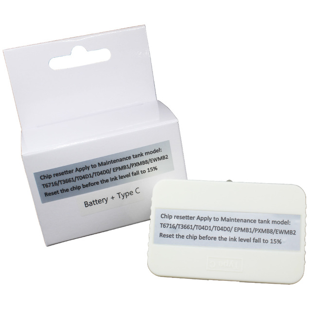 T6716 T04D1 T04d0 T3661 Maintenance Tank Chip Resetter for Epson WF- M5799 C5710 C5790 C5290 C5210 XP-15000 XP-6000 L6170 L6190