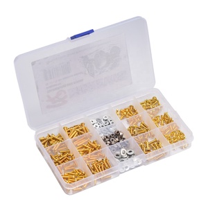 Bộ Đai Ốc Vòng Đệm Ốc Vít Màu Vàng Cho Xe Điều Khiển Từ Xa 1/8 1/10 HSP Traxxas S Tamiya HPI <span class=keywords><strong>Kyosho</strong></span> D90 SCX10 - Product Image 1