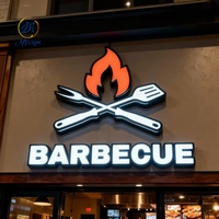Enseigne LED pour entreprise, logo 3D, lettres en relief, publicité électronique, devanture de magasin, enseigne LED 3D pour entreprise, enseigne de magasin de tabac