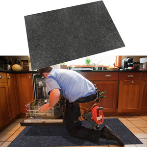 Offre Spéciale vente en gros de tapis de sol en tissu feutre imperméable et résistant à l'huile tapis de réparation de voiture feutre de polyester de laine pour tapis de sol de <span class=keywords><strong>garage</strong></span> en feutre - Product Image 4