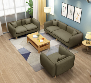 Canapé Chesterfield en velours pour salon avec tabouret, fourni par une usine de meubles, à prix avantageux - Product Image 5