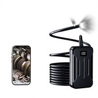 Endoscope d'inspection de canalisations sans fil WiFi 5 Mégapixels, caméra industrielle HD à double objectif 8 mm, détecteur IP67 pour machines et moteurs