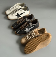 Birotzxiues – baskets basses en cuir véritable pour femmes, avec patch étoile, 3 couleurs, chaussures décontractées à lacets, logo personnalisé, taille européenne 36-44