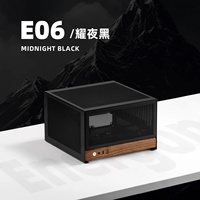 Boîtier Mini ITX Sugar Cube Mechanical Master E06, petite boîte horizontale pour ordinateur de bureau à domicile