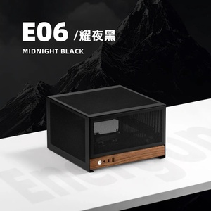 Boîtier Mini ITX Sugar Cube Mechanical <span class=keywords><strong>Master</strong></span> E06, petite boîte horizontale pour ordinateur de bureau à domicile - Product Image 6