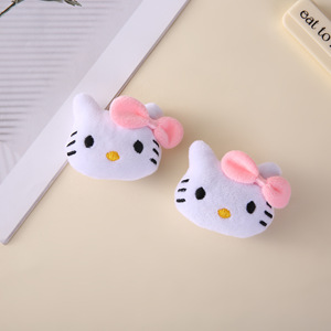 Ready stock: cartoon cute cat accessories - plush pins, brooches, diy embellishments for shoes, <strong>clothing</strong>, hats, and apparel - Product Image 1