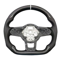 Accessoires pour Volkswagen VW, volant en fibre de carbone pour Polo Golf 6 GTD Jetta Tiguan Passat B7 B8 GTI GTI R GTD Golf7 Mk7