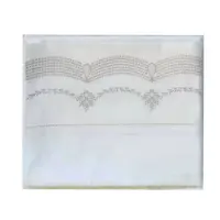 Conjunto de lençol de cama sateen capa de edredon