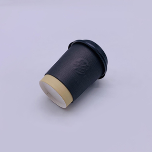 Tasse en papier de qualité alimentaire de haut rang avec couvercle pour café chaud jus froid eau pétillante à emporter - Product Image 3