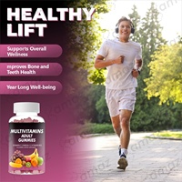 Complément alimentaire multivitaminé végétalien Amaz OEM ODM pour le bien-être quotidien, soutien nutritionnel des muscles et des os, multivitamines en gummies pour adultes