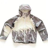Veste de randonnée pour homme en nylon personnalisée, thermoréactive, changeant de couleur, imperméable et coupe-vent