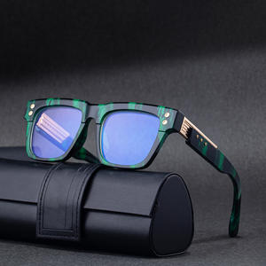 Gafas de sol fotocromáticas con montura cuadrada ZS98312 para hombre, lentes de PC con protección UV400, montura negra, protección solar para exteriores - Product Image 2