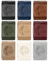 Housse de Bible en cuir PU de luxe, personnalisée en usine, de haute qualité, avec fermeture éclair, durable, portable et imperméable