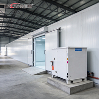 Chambre froide modulaire Walk Coolers, petit congélateur rapide commercial pour viande et crème glacée, unité frigorifique Copeland automatique, prix compétitif