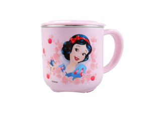 Ensemble de vaisselle pour enfants <span class=keywords><strong>Disney</strong></span> 2D avec gobelet à eau en plastique et acier inoxydable 304 pour boire de l'eau - Product Image 5