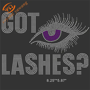 Venta al por mayor personalizada I Sell Mary Kay Let's Talk Hotfix Rhinestone Transfer para ropa - Product Image 1