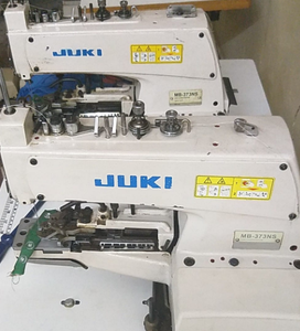 Machines à coudre industrielles JUKIS 373 à grande vitesse, à bouton, d'occasion, vente chaude <span class=keywords><strong>2022</strong></span>, moteur fourni, ensemble de couteaux de 6 mm - Product Image 3