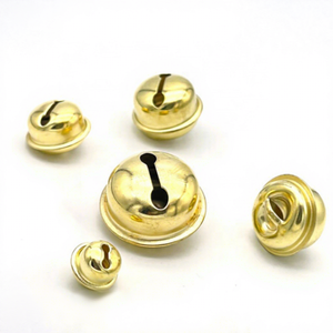 กระดิ่งโลหะขนาดเล็ก 12 มม.-30 มม. สำหรับงานเทศกาล ตกแต่งบ้าน ทำกระดิ่งสำหรับสุนัข กระดิ่งคริสต์มาสแบบชุบ - Product Image 6