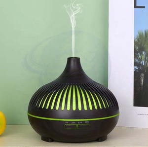 Diffuseur d'aromathérapie à grain de bois, humidificateur ultrasonique, petit humidificateur pour chambre à coucher, diffuseur d'aromathérapie intelligent - Product Image 5