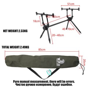 Nouveau design <span class=keywords><strong>de</strong></span> canne à pêche pliante en alliage d'aluminium pour <span class=keywords><strong>carpe</strong></span> porte-cannes à pêche pour <span class=keywords><strong>carpe</strong></span> - Product Image 3