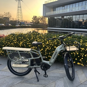 Fabrik preis Neues Modell 48V 15AH Aluminium legierung Rahmen Electric Cargo Bike Ebike Mit Babys chutz stuhl - Product Image 3