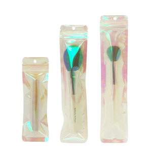 Custom Print Holographic Makeup Zip Bag/lip Gloss <strong>Pouches</strong>/<strong>nail</strong> Gel Strip Bag - Product Image 6