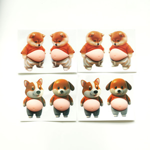 Jouet anti-stress à presser en forme de chien mignon, autocollant 3D amusant pour jeunes, à remontée lente, pour soulager l'anxiété – Vente chaude - Product Image 2