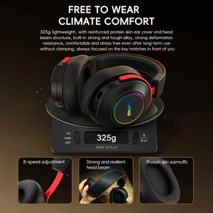 <span class=keywords><strong>Casque</strong></span> <span class=keywords><strong>de</strong></span> jeu JINMS Cyclones V9PLUS à 4 modes, circum-auriculaire, double batterie remplaçable, faible latence, avec micro pour PC Gaming OEM/ODM - Product Image 5