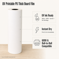 Film Transfer Panas UV Printable dengan Lapisan Fleksibel untuk Pakaian - Penempatan Presisi Efek 3D Timbul Bentuk Kompleks Tinggi Standar