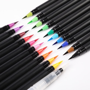 Juego de pinceles de acuarela, los <span class=keywords><strong>mejores</strong></span> marcadores de pincel suave Real para adultos y niños, libros para colorear, dibujo y caligrafía - Product Image 4