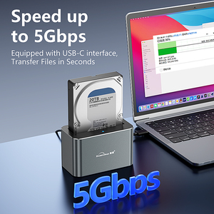 SSD <strong>HDD</strong> Enclosure Hard Drive <strong>Docking</strong> <strong>Station</strong> Type C Type-C USB-C to 2.5 3.5 SATA <strong>HDD</strong>/SSD <strong>Docking</strong> <strong>Station</strong> for 2.5/3.5 Inch - Product Image 3