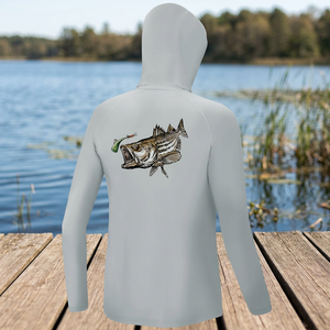 Maillot de pêche pour garçons grande taille, léger, séchage rapide, imperméable, imprimé camouflage numérique, respirant, protection solaire UPF 50+, été - Product Image 4