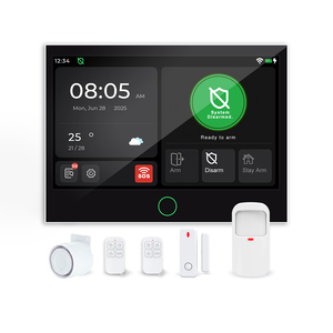 Sistema de Alarma de Seguridad <span class=keywords><strong>Inteligente</strong></span> para el Hogar Tuya WiFi 4G, Pantalla Táctil IPS de 7 Pulgadas, Kit Antirrobo Inalámbrico, Compatible con Alexa y <span class=keywords><strong>Google</strong></span> <span class=keywords><strong>Home</strong></span> - Product Image 1