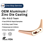 Supports de téléphone portable sur mesure en moulage sous pression haute pression, bases de montage en Zamak ADC12, services de moulage sous pression en alliage zinc-aluminium