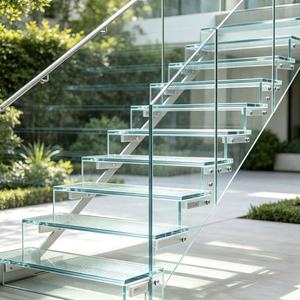 Custom Heavy Duty Toughened Laminated Glass Sheet 10+10mm 12+12mm Tempered Safety Glass Walkable Industrial Greenhouse CE - Product Image 2