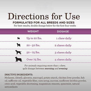 Suplementos para la Salud de las Mascotas al Mejor Precio, Masticables para las Articulaciones de Perros Adultos, Cuidado de Cadera y Articulaciones, Salud Óptima para Perros Adolescentes - Product Image 4