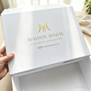 Custom Printed Collapsible Magnetic Box, Foldable Rigid Paper Gift Packaging <b>Boxes</b> for Retail, <b>Wedding</b>, Events - Product Image 4