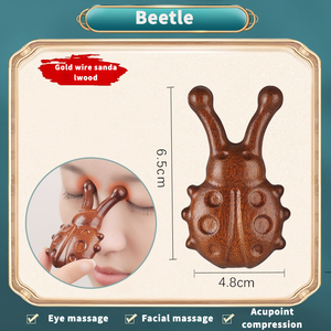 صندل للاستخدام المنزلي بالجملة مع نمط نحت عصري واسع مشط تدليك فروة الرأس - Product Image 5