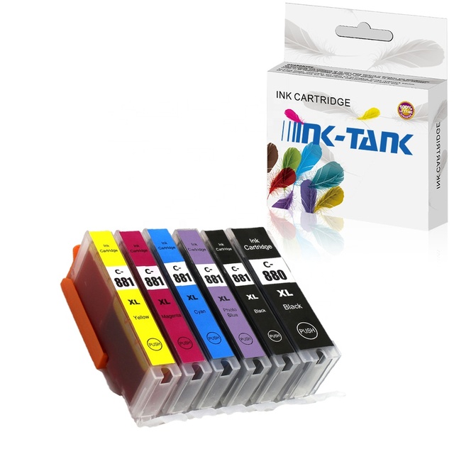 INK-TANK PGI-880 PGI-880XL CLI-881 CLI-881XL Premium Color Inkjet Cartridge PGI880 CLI881 Compatible Ink Cartridge for Canon