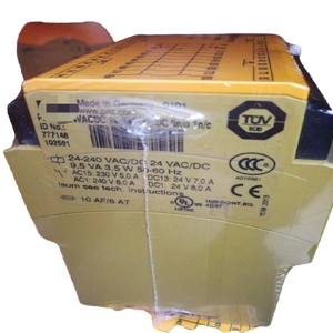 Relé de Seguridad PLC 777148 PZE 9P 24VACDC 24-240VACDC B 1nc - Product Image 1