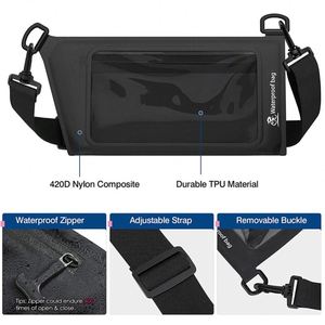 Bolsa Impermeable de TPU Hermética para Vacaciones en la Playa, para Clases de Yoga, para Transportar Bloques de Yoga, Correas y Lazos para el Cabello - Product Image 6
