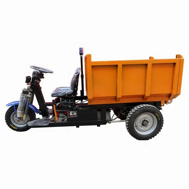 Jinwang Electric Mini Dumper Three Wheeled Electric Dumper Truck For Mining 3 Wheels Electric Tricycle Motorcycle